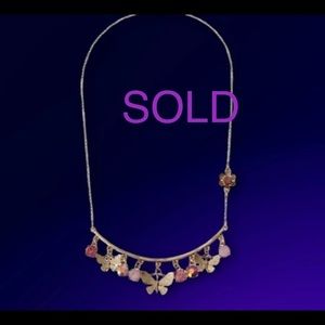 SOLD ❎Shaky Butterfly Charm Necklace